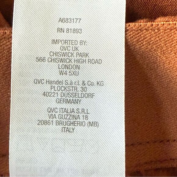 AnyBody Regular All-Stretch Twill Straight Leg Ankle Pants Size Medium - Picture 10 of 12